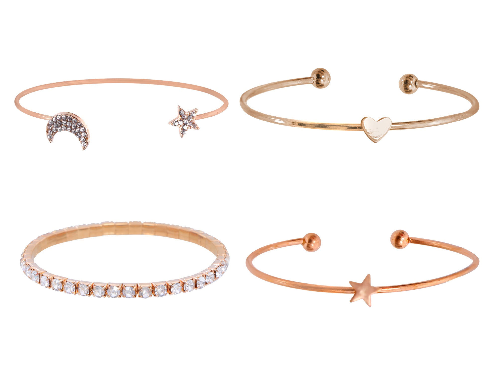 Gold Plated Luxury Screw Design Cuff Open Bracelets for Women Valentine's Day