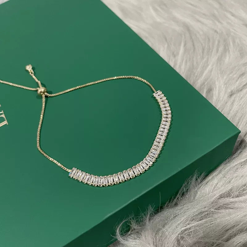 Gold Plated Luxury Screw Design Cuff Open Bracelets for Women Valentine's Day