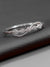 Crunchy Fashion Elegant Silver-Plated AD American Diamond Studded Bracelet CFB0501