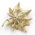 Yellow-Brown Maple Leaf Unisex Brooch