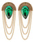 Party Girl Green Earrings