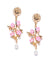 Clay Flower Embellished Earrings