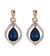 Missa Deft Blue Crystal Earrings for Women