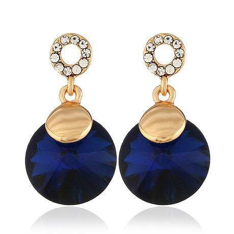 Blue Ball Drop Earrings for Parties and Birthdays