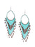 Faiza Tassel Earrings- Handmade Beaded Long Hoop Tassels Earrings for WOmen