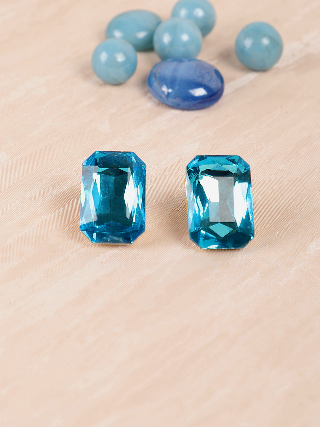 Elegant Solitaire Crystal Stud Earrings