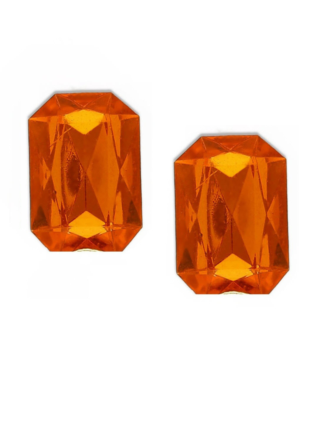 Elegant Solitaire Crystal Stud Earrings