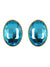 Gold Plated BlueCrystal Studs Earrings