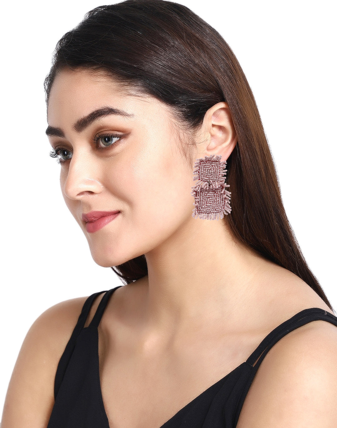 Pink Bohemian Handmade Earrings