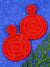 Boho Beaded Red Handcrafted Drop Earrings