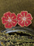 Boho Beaded handmade Flower Stud Earrings