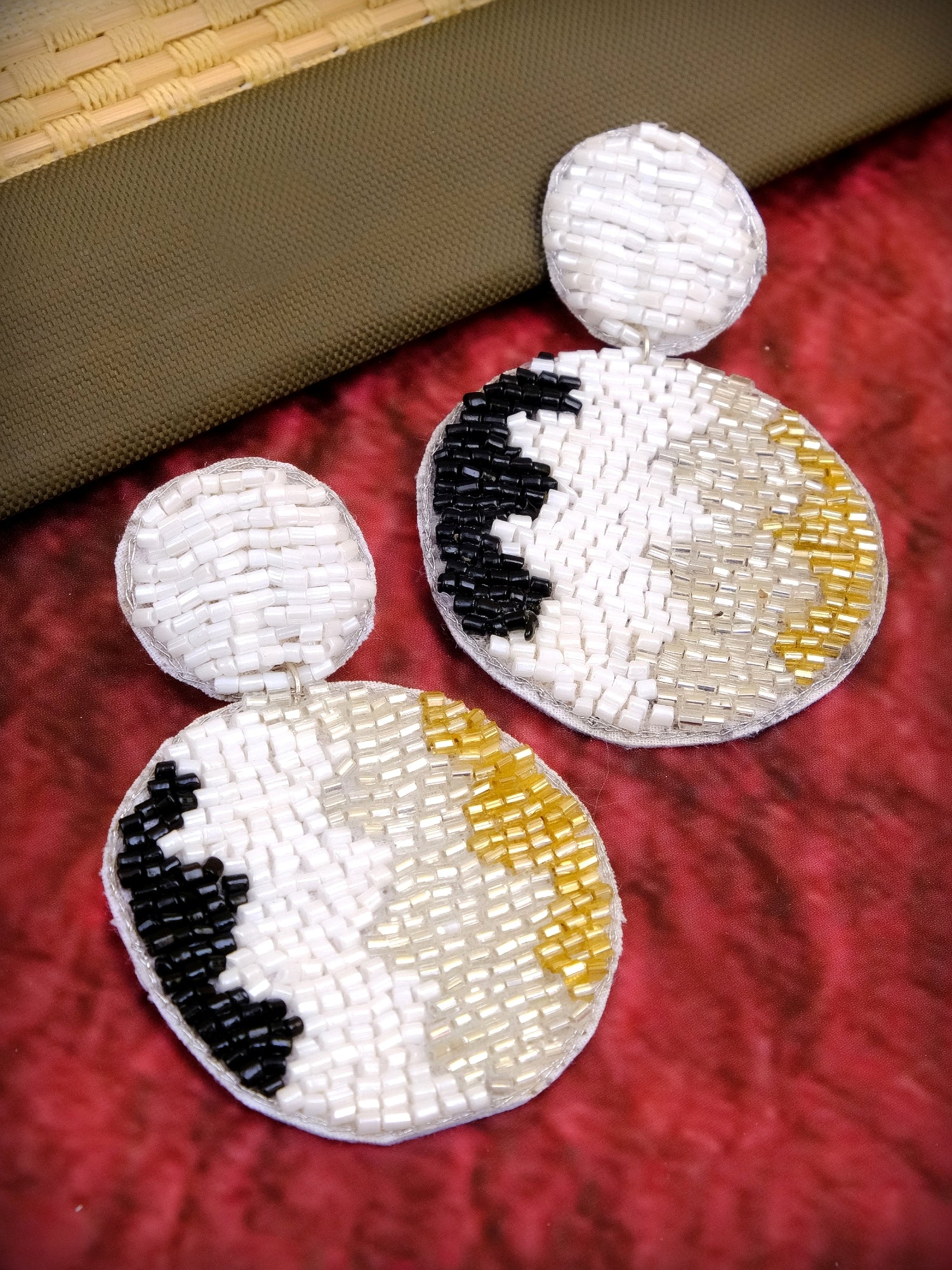 Elevate Your Style with Trendy Boho Beaded Danglers - A Perfect Handmade Accessory for Women