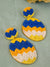 Boho Beaded Round  Shape Handcrafted Drop Earrings for Women