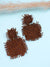 Dark Brown  Bohemian Handmade Earrings CFE1663