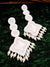 Boho HnadMade White Stylish Drop Dangler Earring CFE1680
