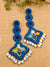 Boho HandMade Blue Stylish Drop Dangler Earrings