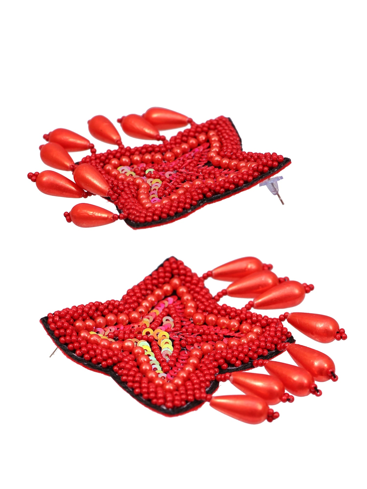 Handcrafted Beaded Dangler Earrings: A Unique Sparkle for Fashionistas