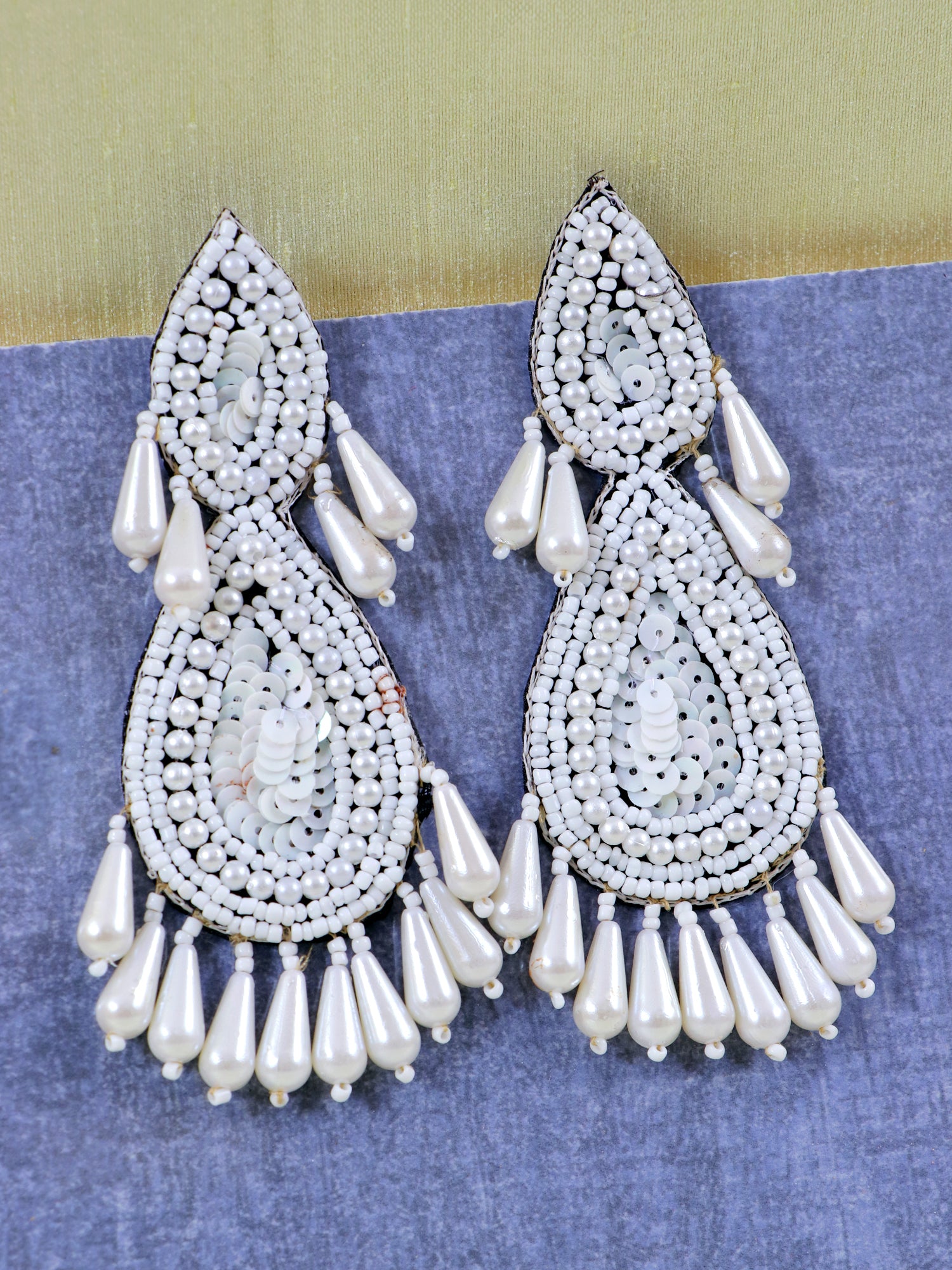 Luxury Defined: Handmade Black Beaded Earrings for Chic Style