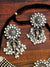 Oxidised German Silver Ganesha Earrings with pearls, Indian ethnic jewelry, tribal Earrings CFE1701