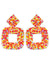 Crunchy Fashion Multicolor Boho Beaded Earrings CFE1829