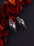 Shankh Studs- Indian Oxidized Silver Earrings for Women