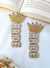 Bride Earrings- Golden Beaded Handmade Earrings for Women