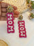 MOM Earrings-Multicolored Handmade Beaded Floral Stud Earrings for Women