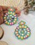 Chaarvi Earrings-Multicolored Handmade Beaded Indian Style Haldi/Mehndi Earrings for Women