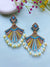 Multicolor Handmade Beaded Party Wear Dangler Earrings