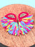 Sparkling Rainbow Wings Stud- Handmade Beaded Earrings for Women & Girls