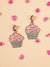Stylish Acrylic Cupcake Dangle Earrings for Women & Girls
