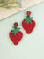 Acrylic Strawberry Earrings for Girls & Women