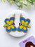 Blue-Yellow Quirky Butterfly Earrings for Women & Girls
