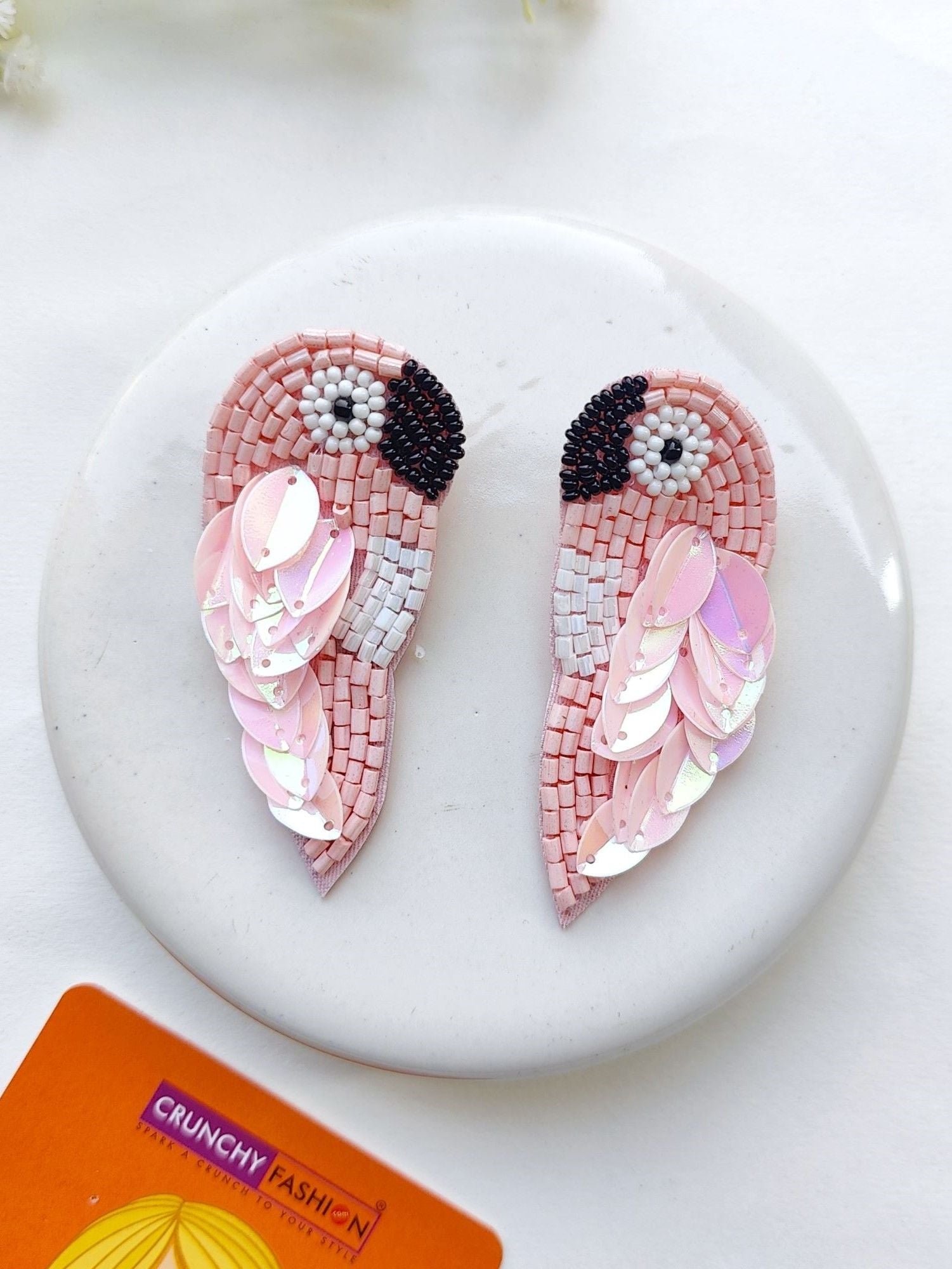 Handmade Multicolored Beaded Butterfly Earrings for Women | Quirky Earrings