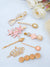 Bubblegum Babe Hairpins- Pink & White Pearl Clips Pins Barrette Har Accessories for Girls -Pack of 8