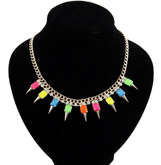 Feminine Red Crystal Pearl Necklace: A Touch of Bohemia Style for Women