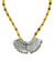 Oxidised German Silver With Yellow Pearls Necklace
