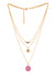 Gold Plated Multi Layered Necklace CFN0864