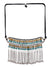 Bohemian Chain Gypsy Oxidised Silver Necklace Boho Retro Leaf  Multicolor Choker Necklace Set CFN0899