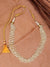 Off White Beads Motii Gold-plated Handmade Necklace Set