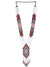 Tribal High Fashion Jewelry Multicolor Boho Beaded Necklace Set CFN0885