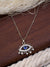 Silver Evil Eye Stainless Steel Pendant Necklace
