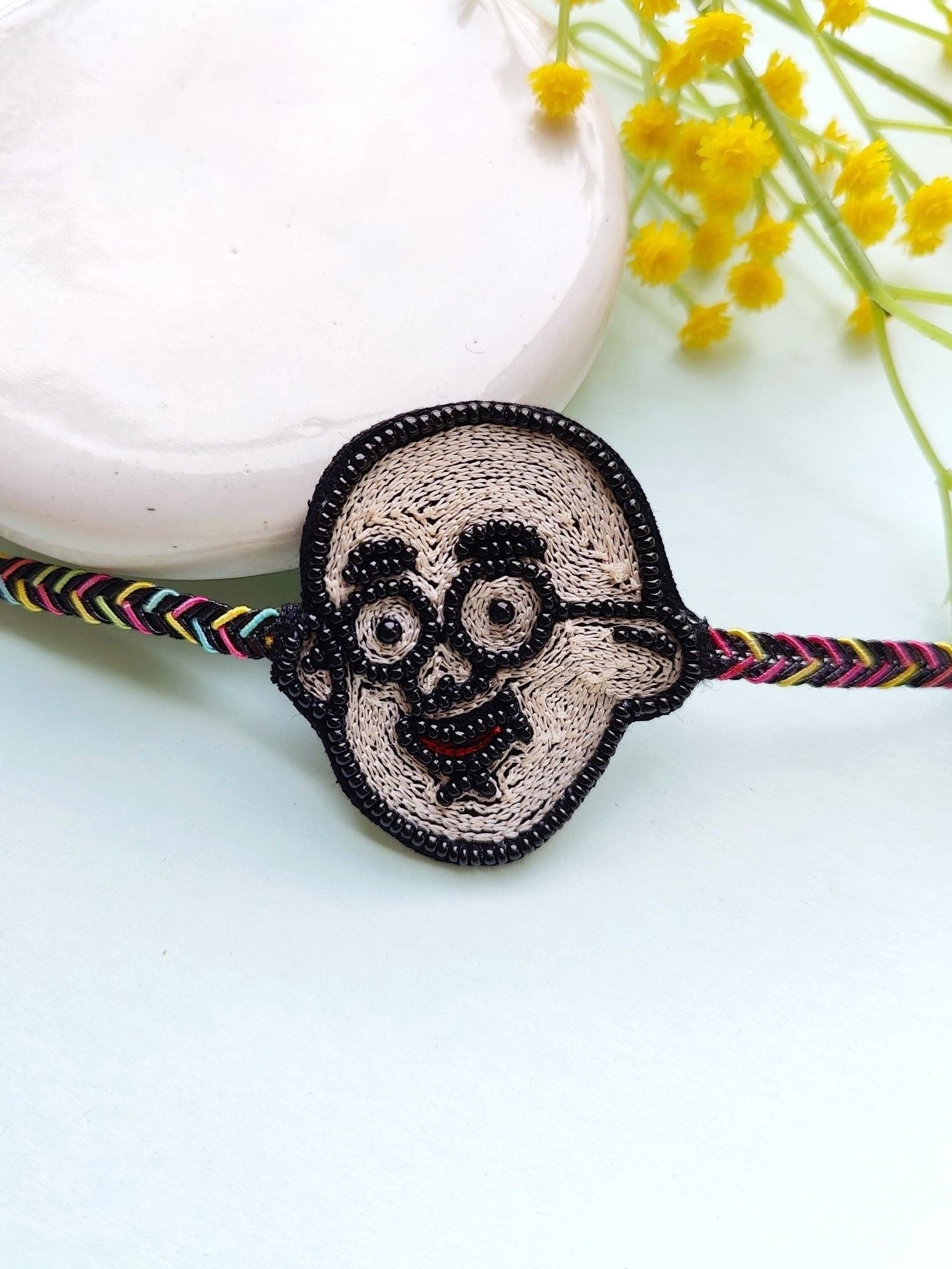 Patlu's Vibrant Bead Rakhi: 2025 Fashion Accessory