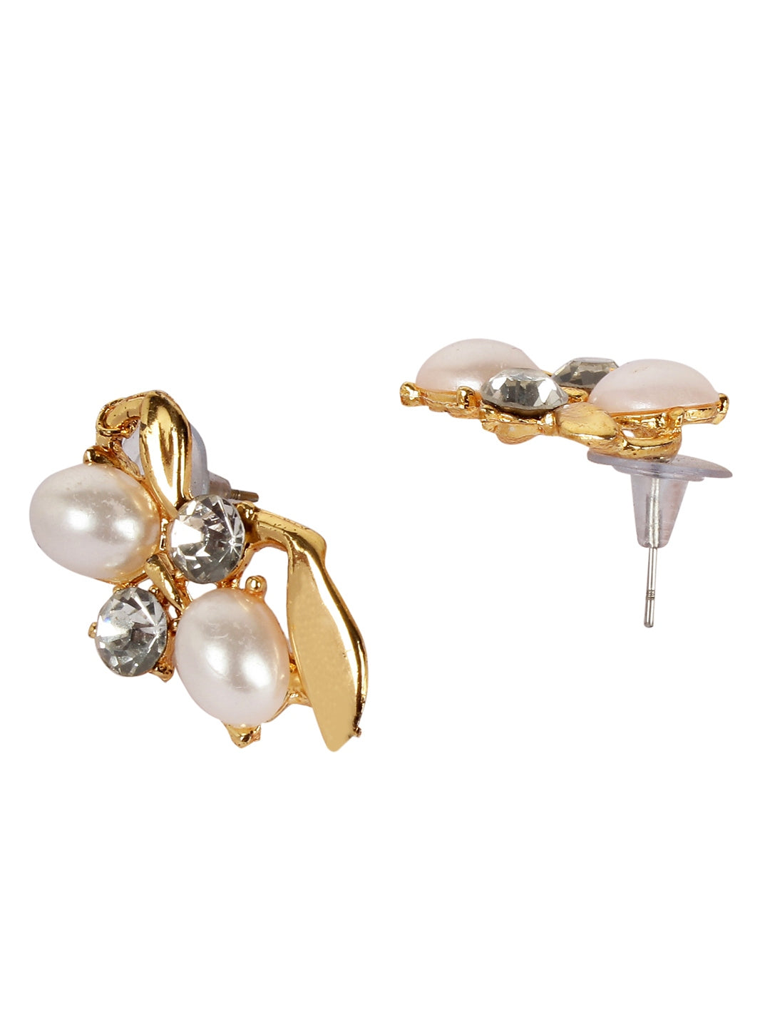 Gold Plated Crystal Necklace for Chic Women & Girls