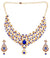 Gold Plated Party Wear Necklace Set & Earrings
