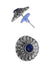 Oxidized Silver Shankh Design Jewellery Set