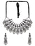 Oxidized Silver Traditional Choker Necklace Jewellery  Set CFS0377