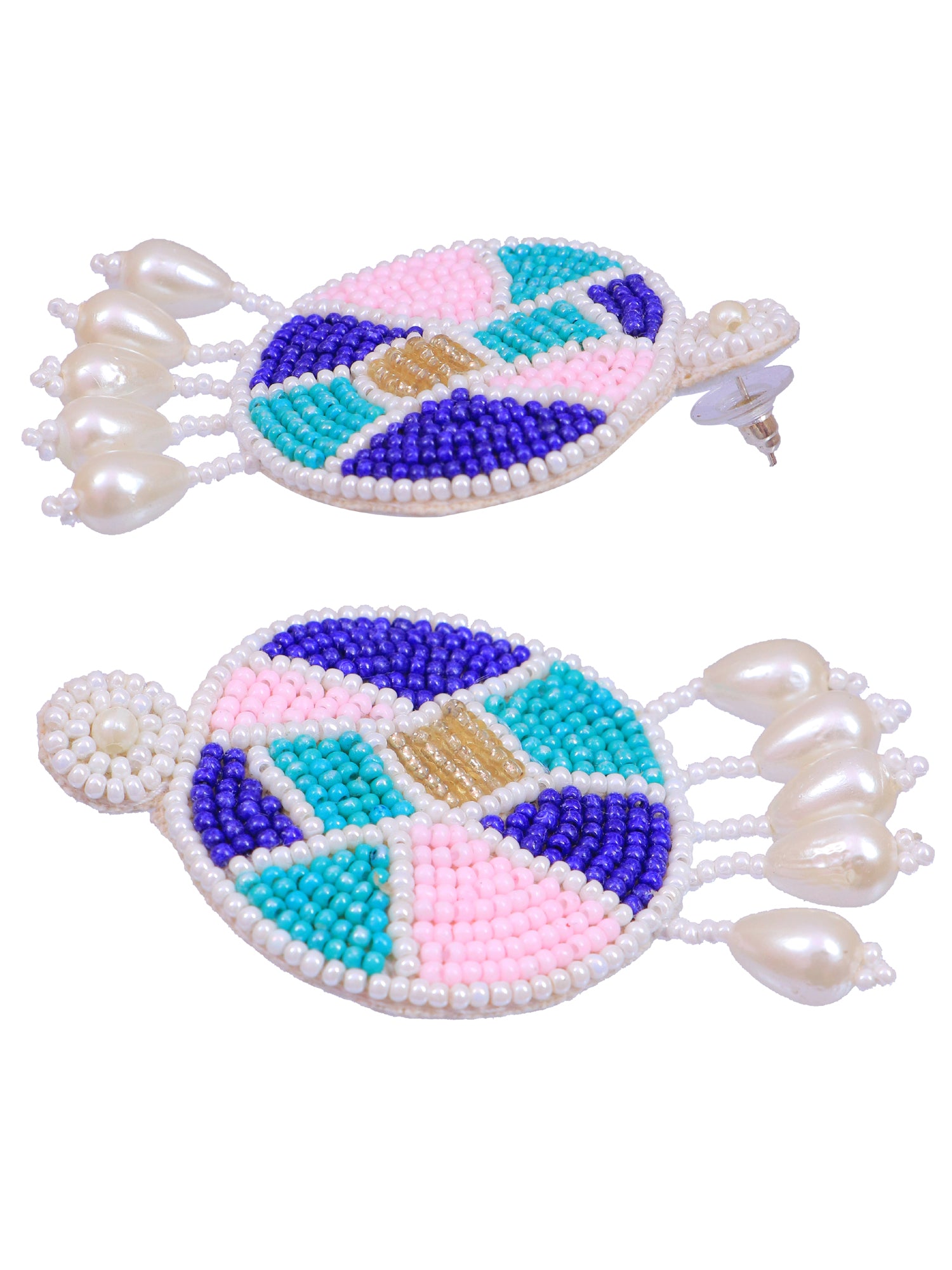 Radiant Fusion: Multicolor Handmade Beaded Choker Jewelry Set for Women