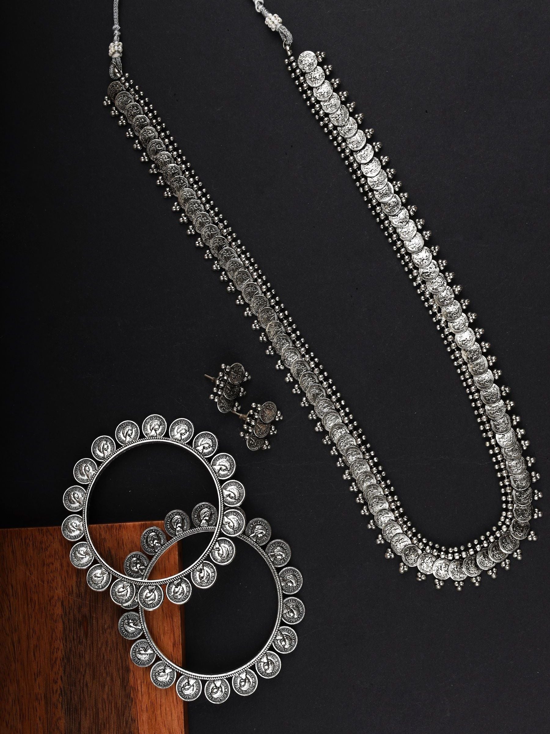Oxidised Silver Jewellery Set Traditional Elegance for Women
