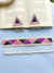 Purple Handmade Beaded Choker Jewellery Set for Women